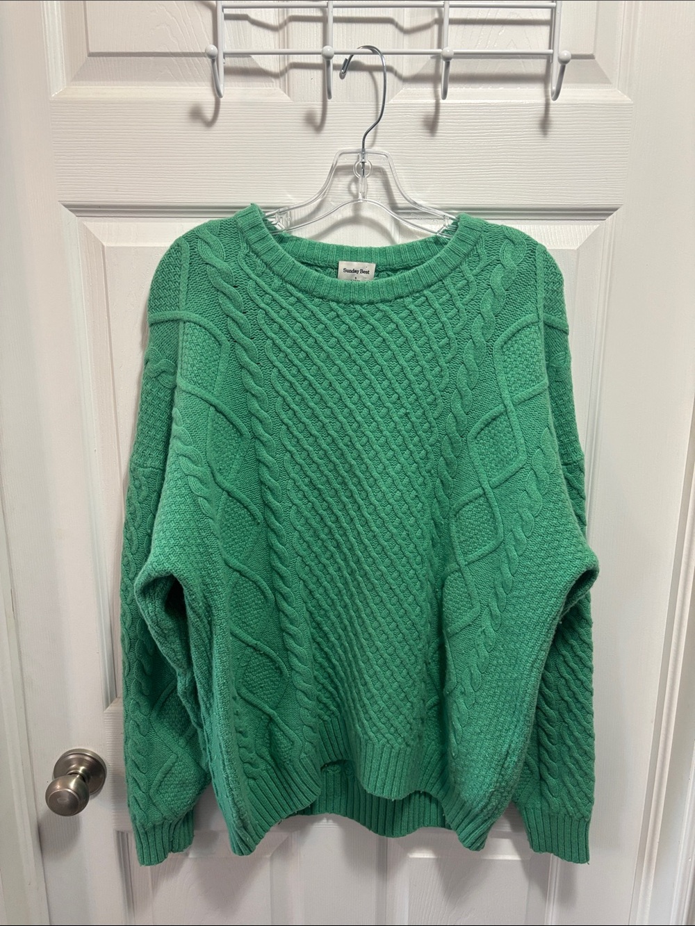 Sunday Best Cable Knit Peggy Sweater